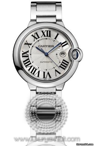 Cartier Ballon Bleu de Cartier Stainless Steel Mens Watch W69012Z4