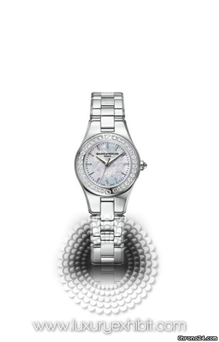 Baume & Mercier &  Linea Stainless Steel Ladies Watch MOA10013