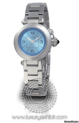 Cartier Miss Pasha Polished Steel Ladies Watch W3140024