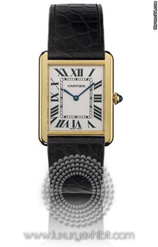 Cartier Tank Solo 18kt Yellow Gold Ladies Watch W5200004