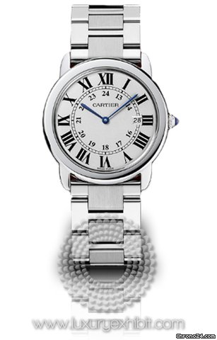 Cartier Rondo Solo Stainless Steel Mens Watch W6701005