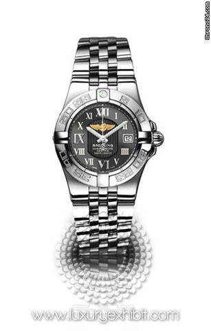 Breitling Galactic 30 Stainless Steel Ladies Watch A71340L2-M523-SS