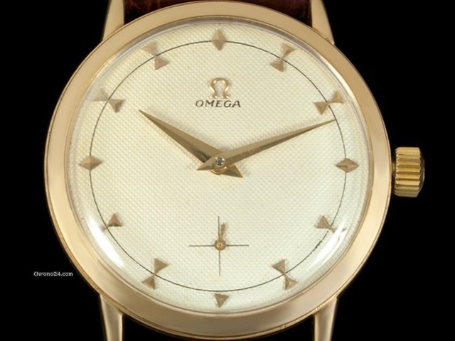 replica Omega 1954 OMEGA VINTAGE Gent's Dress Watch with Hourglass Marker WATCHES 1 