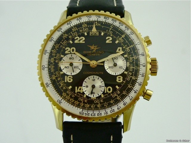 replica Breitling Vintage Comonaute, Ref. 809, 18k Gold/Steel WATCHES 1 
