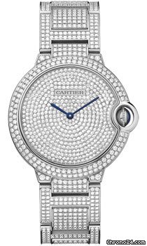Cartier Ballon Bleu White Gold With Diamonds