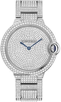 Cartier Ballon Bleu White Gold With Diamonds