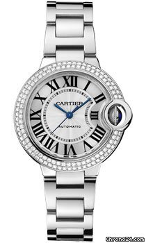 Cartier Ballon Bleu White Gold With Diamonds
