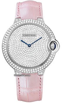 Cartier Ballon Bleu White Gold With Diamonds