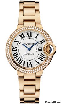 Cartier Ballon Bleu Pink Gold With Diamonds