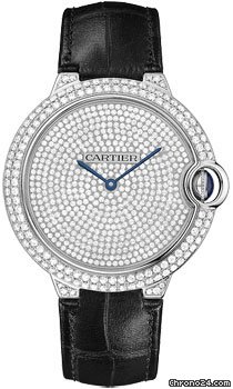 Cartier Ballon Bleu White Gold With Diamonds