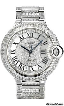 Cartier Ballon Bleu White Gold With Diamonds