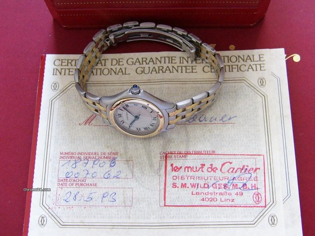 replica Cartier Panthere Cougar Stahl/Gold Top Zustand WATCHES 1 