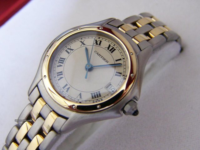 Cartier Panthere Cougar Stahl/Gold Top Zustand