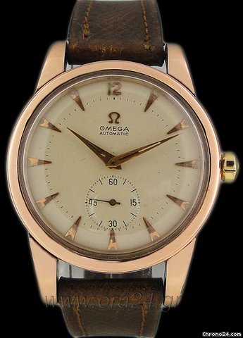Omega Seamaster Vintage Automatic Rose Gold Plaque 36.5mm Cal. 344