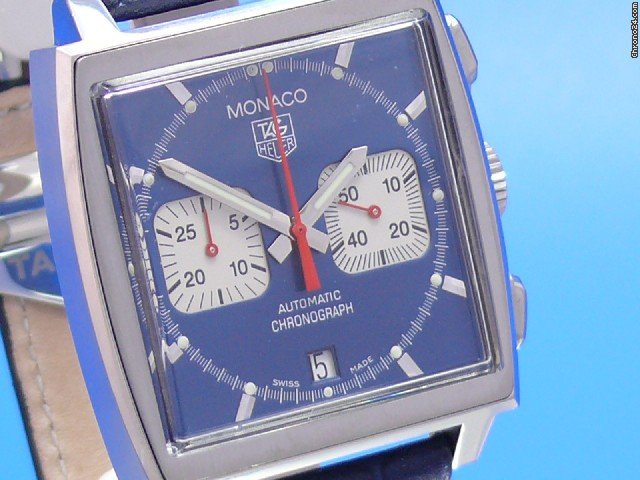 TAG Heuer Monaco "Steve McQueen" Re-Edition blau