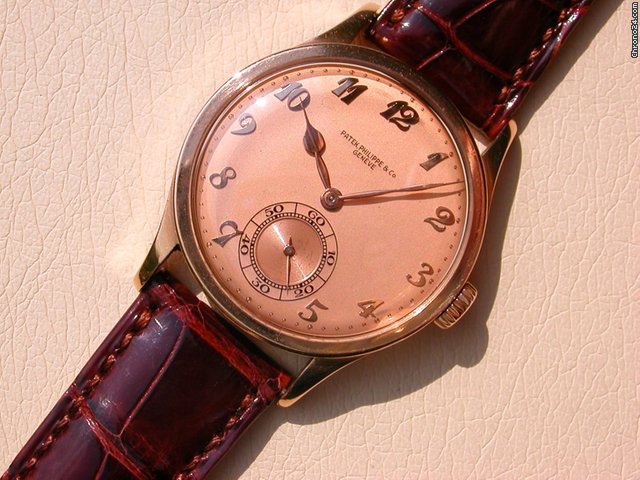 Patek Philippe Ref. 570 in Rotgold mit Breguet Zifferblatt aus dem Jahr 1948
