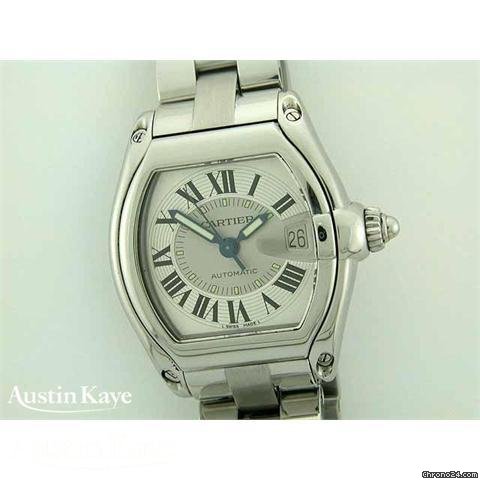 Cartier Roadster steel automatic on bracelet