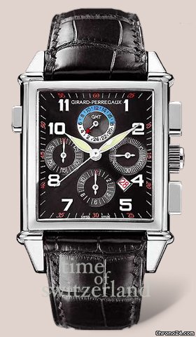 Girard Perregaux Vintage 1945 Man King Size Chronograph Gmt 25975-53-612-BA6A