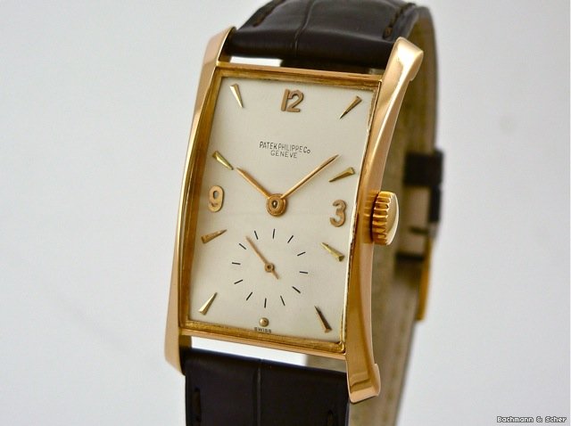 Patek Philippe Vintage Hour Glass, Ref. 1593, 18k Rose Gold