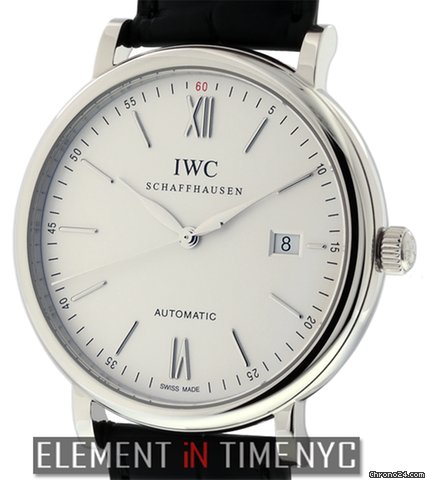 IWC Portofino Automatic Steel Silver Dial 40mm IW3565-01 NIB
