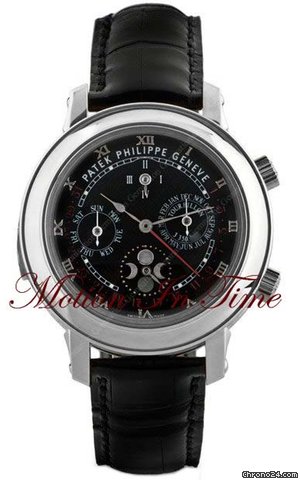 Patek Philippe SKY MOON TOURBILLON PLATINUM BLACK DIAL MINUTE REPEATER