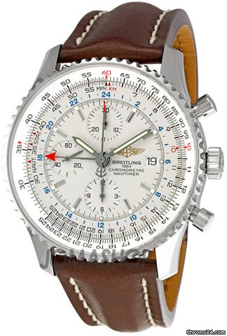 Breitling Navitimer World White Dial Mens Watch A2432212-G571BRLD