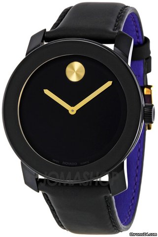 Movado Black TR90 Composite Mens Watch 3600046