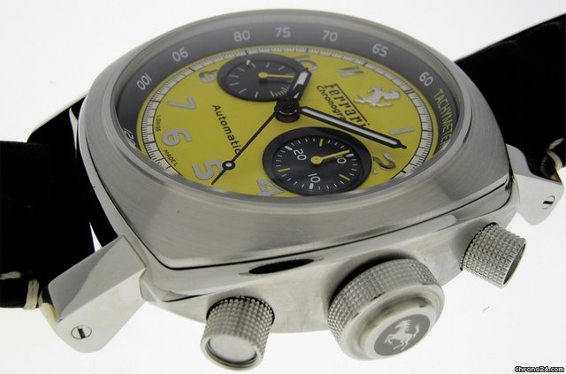 replica Panerai Ferrari Fer 011 Yellow Chronograph WATCHES 1 