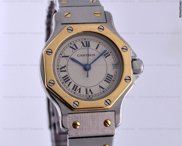 Cartier Ladies Santos 2 Tone Quartz