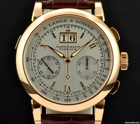 A. Lange & Sohne 18k R/G Datograph Flyback B&P 403.032