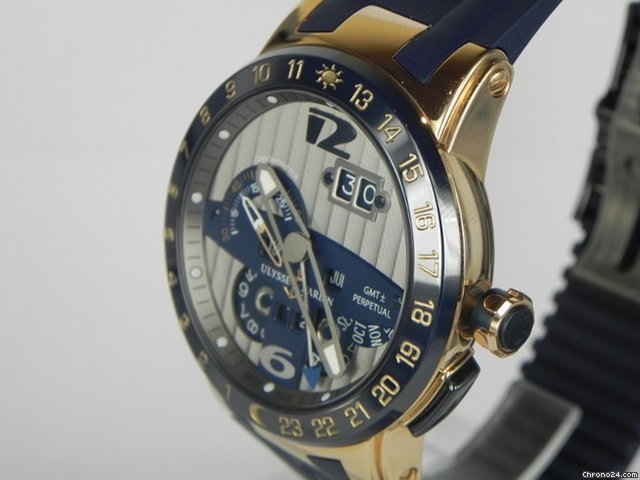 replica Ulysse Nardin EL TORO GMT  PERPETUAL CALENDAR ROSE GOLD WATCHES 1 