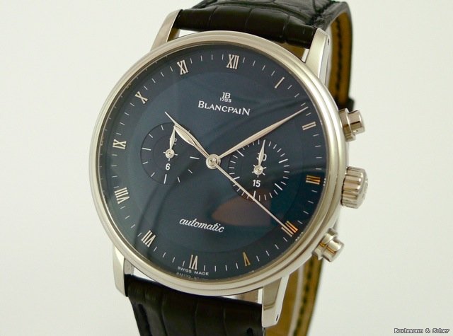 Blancpain Villeret Chronograph, 18k White Gold, Ref. 4082