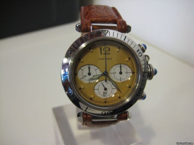 replica Cartier Pasha 38 mm Chronograph Quartz WATCHES 1 