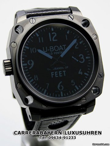 U-Boat Italo Fontana Thousands of Feet black glass