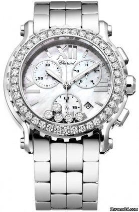 Chopard Happy Sport Mother of Pearl Chronograph Dial Mens Watch 288506-2005