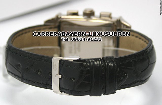 replica Girard Perregaux Vintage 1945 Chrono 18K Wei gold WATCHES 1