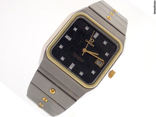 Omega Constellation Stahl/Gold Automatik Brillantbesatz