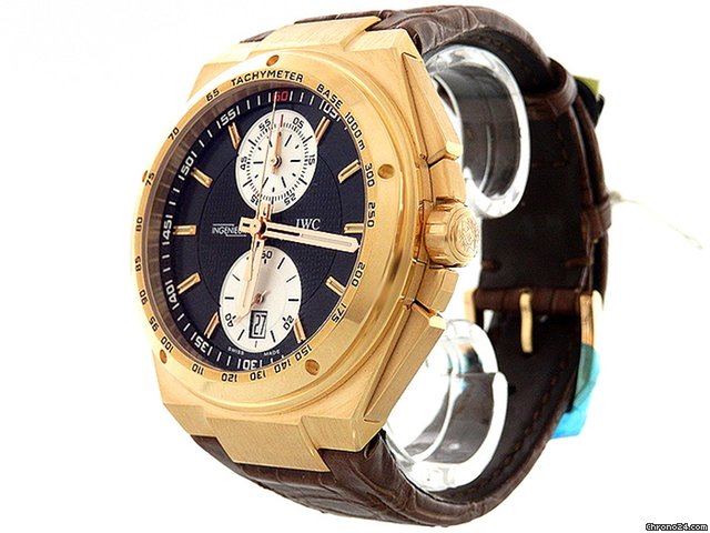 replica IWC "Ingenieur" Automatik - Gelbgold/Leder WATCHES 1 