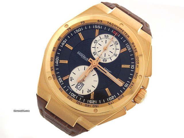 IWC "Ingenieur" Automatik - Gelbgold/Leder