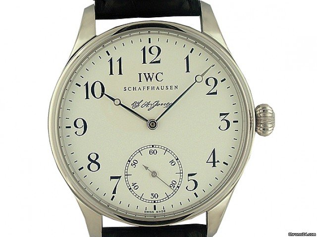 IWC Portugieser F. A. Jones 950 Platin limitiert 200/500 Ungetragen