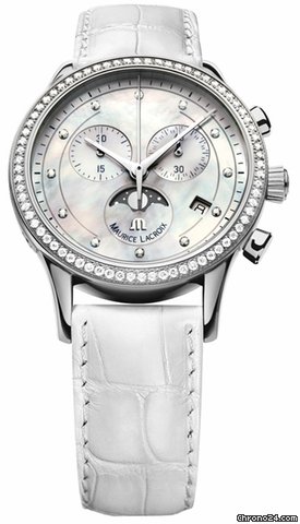 Maurice Lacroix Les Classiques Phase de Lune Chrono Ladies