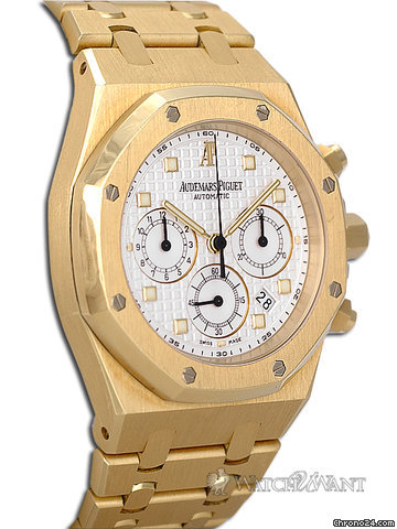 replica Audemars Piguet AP Royal Oak Chronograph - 25960BA.OO.1185BA.01  - 40mm 18k Yellow Gold - Boxes/Papers 100% Complete WATCHES 1 