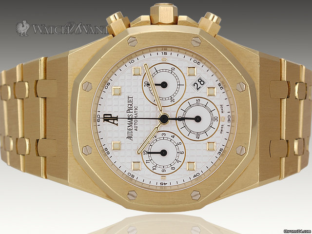 Audemars Piguet AP Royal Oak Chronograph - 25960BA.OO.1185BA.01  - 40mm 18k Yellow Gold - Boxes/Papers 100% Complete