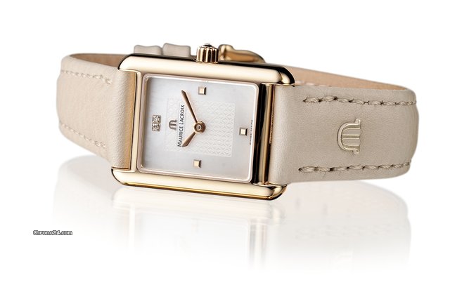 replica Maurice Lacroix Les Classiques Damenuhr Gold Diamant perlmutt WATCHES 1 