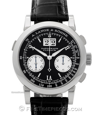 A. Lange & Sohne Datograph Flyback Platin + Platin-Faltschlie e! - 403 . 035