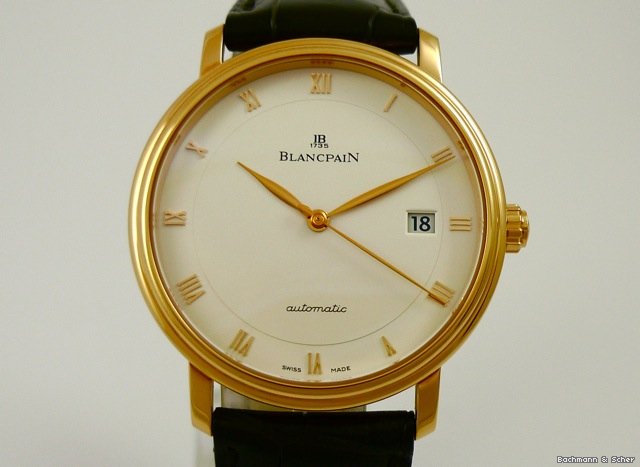 replica Blancpain Villeret Automatic, 18k Rose Gold, Ref. 6223 WATCHES 1 