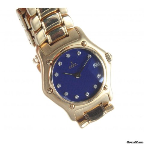 Ebel 1911 750 Gelbgold - Brillantzifferblatt (11 Brillanten)