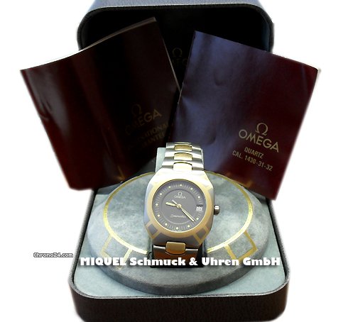 replica Omega Seamaster Titan mit Goldintarsien (gebraucht) WATCHES 1 