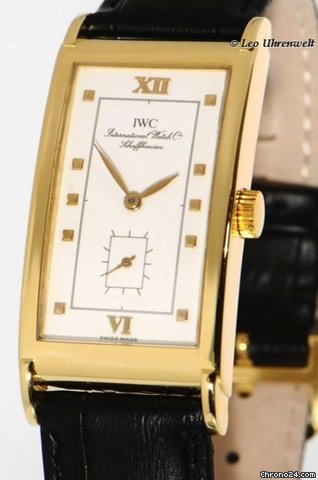 IWC SCHAFFHAUSEN "VENEZIA" 18K GOLD HOCHWERTIGE HERRENUHR
