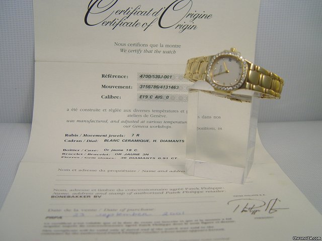 replica Patek Philippe Nautilus 18K / 36 Diamanten in Lunette PP Gezet WATCHES 1 
